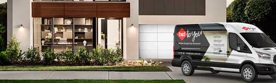 BnD to you Garage Door Mobile Showroom